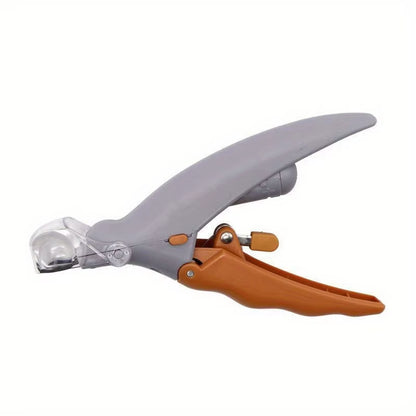 Pet Nail Clipper, Nail Trimmer for Dogs and Cats, Built-In LED Light, Steel Blades, Quick Trimming with Nail Collecto
