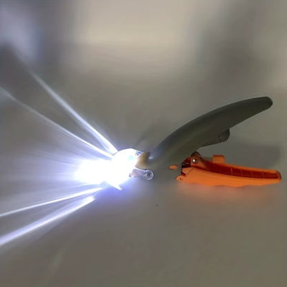 Pet Nail Clipper, Nail Trimmer for Dogs and Cats, Built-In LED Light, Steel Blades, Quick Trimming with Nail Collecto