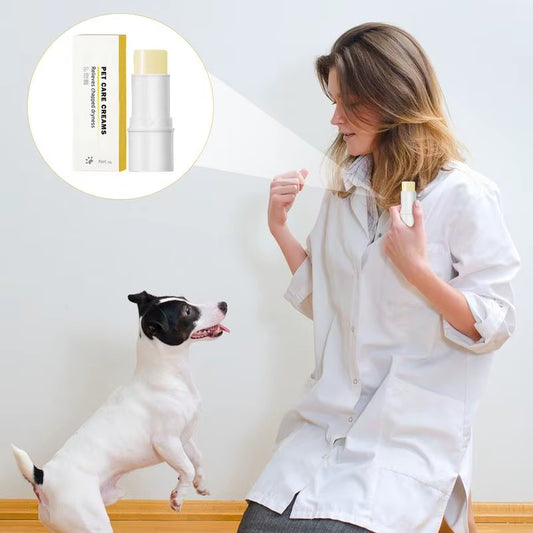 6G Dog Nose and Paw Balm Dog Paw Cream Cats Dogs Paw Protector Cream Pet Feet Moisturizer Pet Crack Feet Repair Pet Accessories