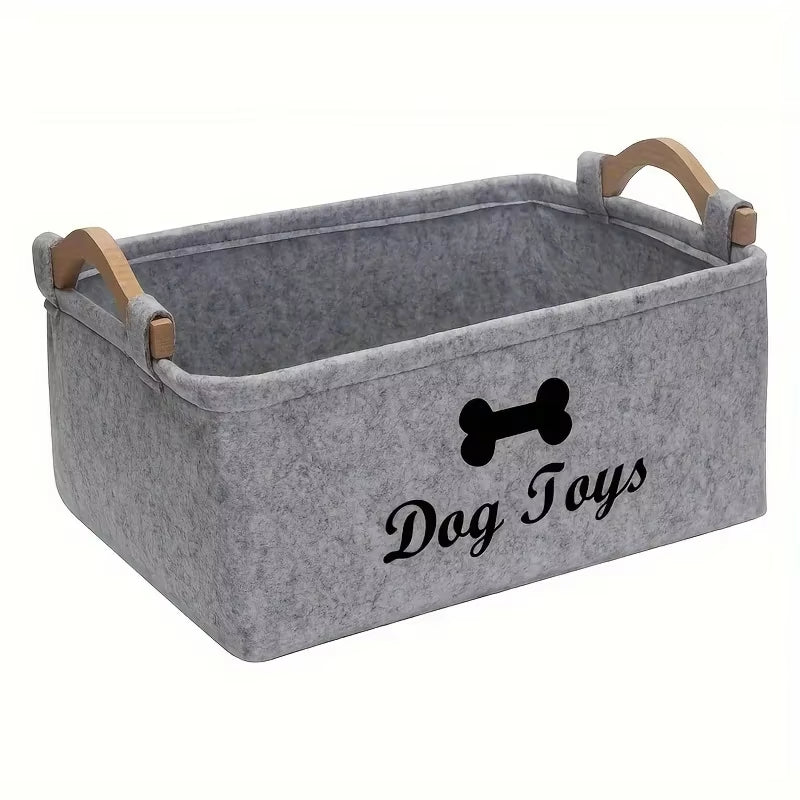 „PawBox“ – Filz-Aufbewahrungsbox für Haustiere