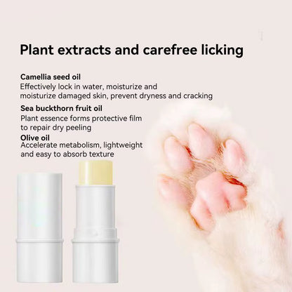 6G Dog Nose and Paw Balm Dog Paw Cream Cats Dogs Paw Protector Cream Pet Feet Moisturizer Pet Crack Feet Repair Pet Accessories
