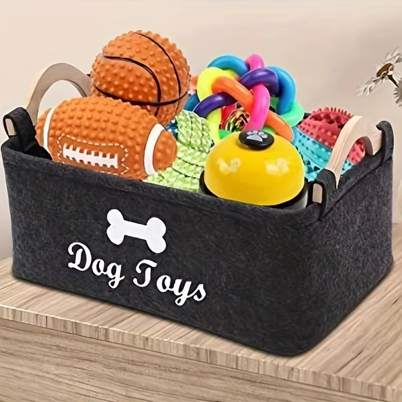 „PawBox“ – Filz-Aufbewahrungsbox für Haustiere