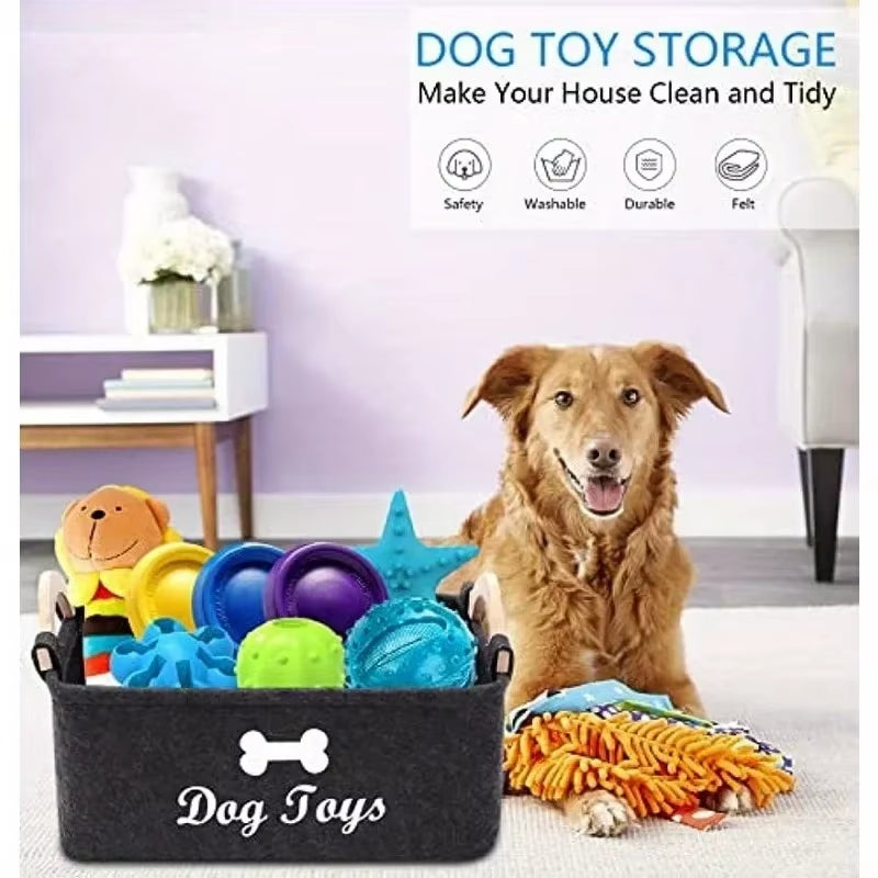 „PawBox“ – Filz-Aufbewahrungsbox für Haustiere