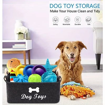 „PawBox“ – Filz-Aufbewahrungsbox für Haustiere